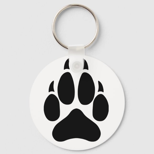 Wolf Paw Key Ring (Front)