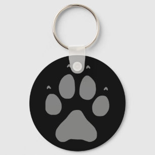 Wolf Paw Key Ring