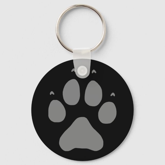 Wolf Paw Key Ring (Front)