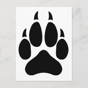 Wolf Paw Postcard