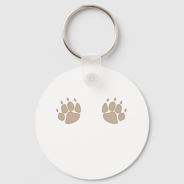 Wolf Paws Key Ring (Front)