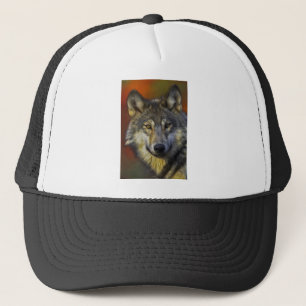 Wolf Photographic Art Spirit Guide Animal Love Trucker Hat