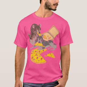 Wolf Pizza Wolf Lover Wildlife Animal Zookeeper T-Shirt