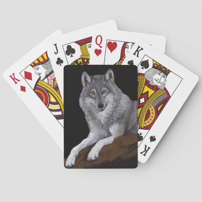 Wolf Playing Cards (Back)