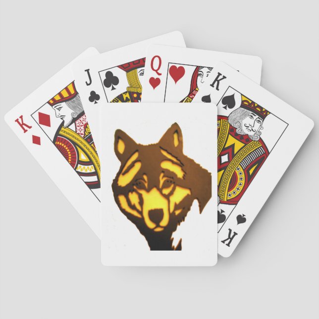 Wolf Playing Cards (Back)