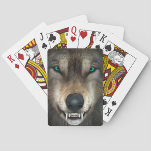 Wolf Playing Cards