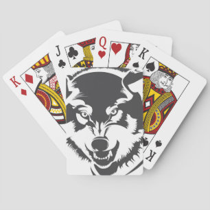 Wolf Playing Cards
