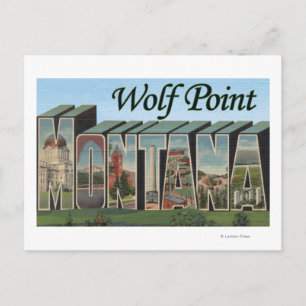 Wolf Point, Montana Postcard