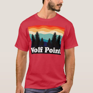 Wolf Point Montana Retro T-Shirt