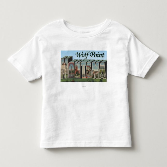 Wolf Point, Montana Toddler T-Shirt (Front)