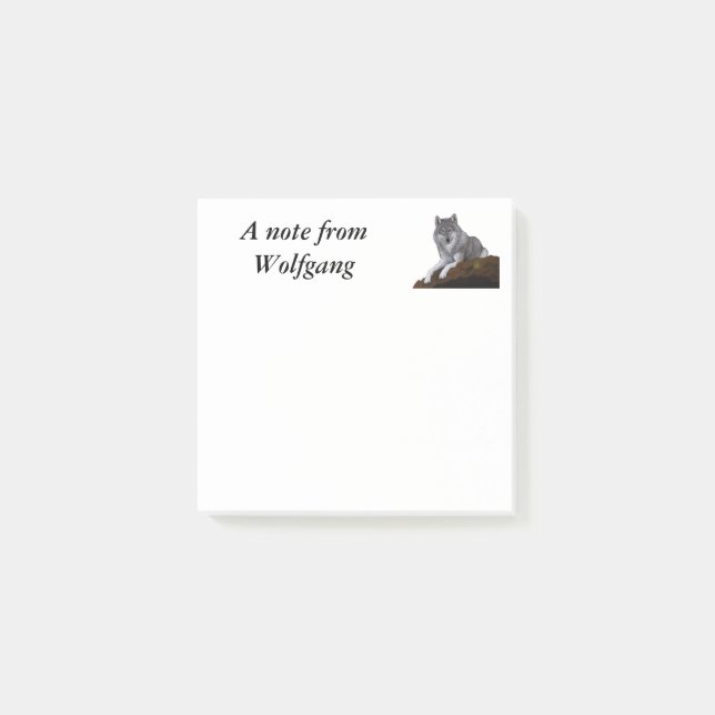 Wolf Post-it Notes (Front)