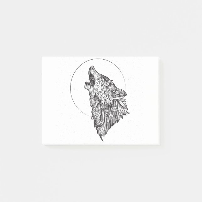 Wolf Post-it Notes (Front)