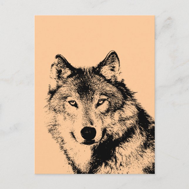 Wolf Postcard (Front)