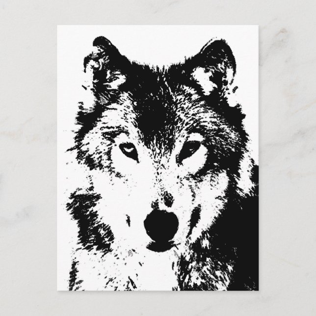 Wolf Postcard (Front)