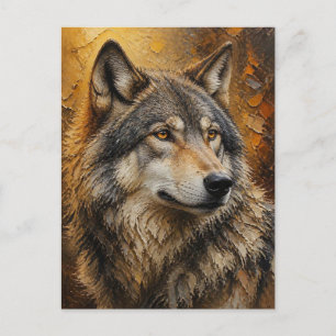 Wolf. Postcard