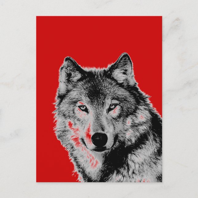 Wolf Postcard (Front)