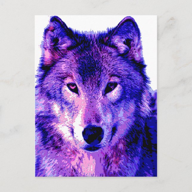 Wolf Postcard (Front)