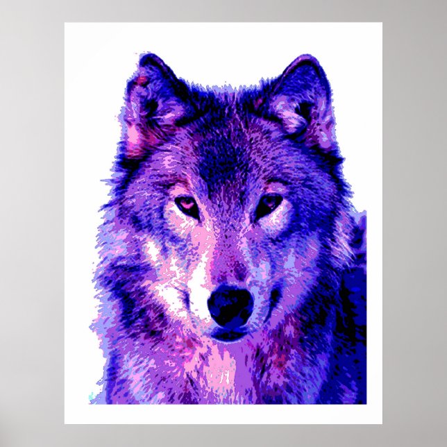 Wolf Poster Print - Wolves Posters (Front)