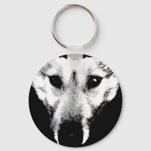 Wolf Pup  Keychain Wild Dog Keepsakes & Gifts