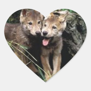 wolf pup stickers