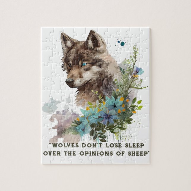 Wolf Quote Jigsaw Puzzle (Vertical)