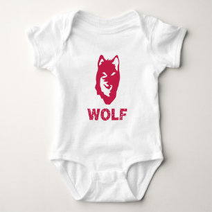 Wolf (Red) Baby Bodysuit