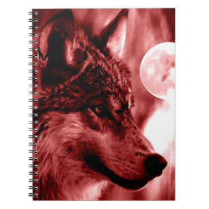 Wolf & Red Night Notebook