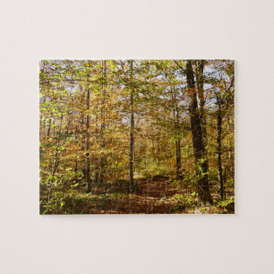 Wolf Rocks Trail in Autumn Pennsylvania Landscape Jigsaw Puzzle