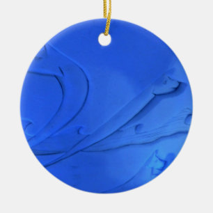 Wolf Room at Hotel de Glace, Quebec, Canada Ceramic Tree Decoration