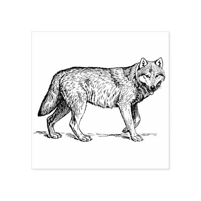 Wolf Rubber stamp (Imprint)