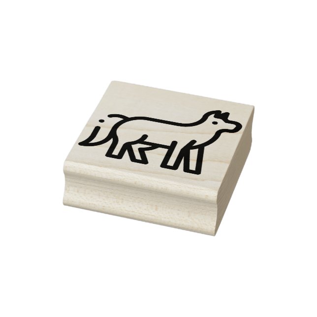 Wolf Rubber Stamp (Stamp)