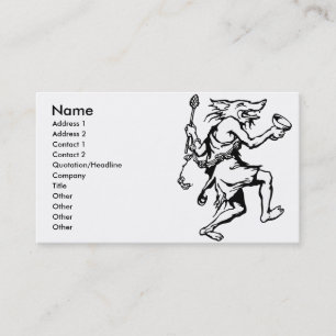Wolf Shaman Business Card