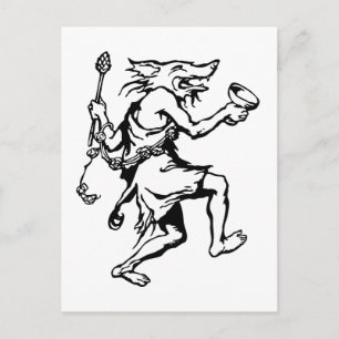Wolf Shaman Postcard