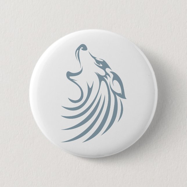 Wolf Shirts | Cool Custom Wolf Shirts Logo 6 Cm Round Badge (Front)