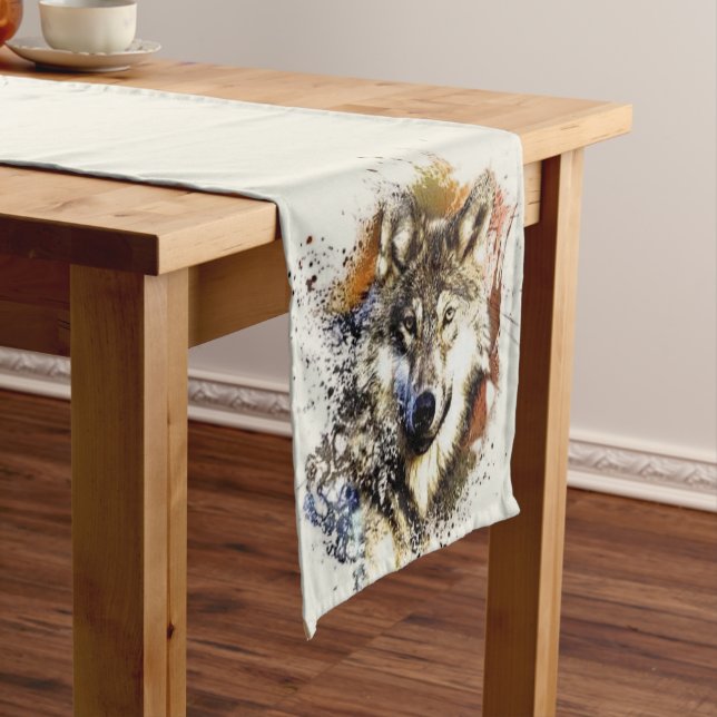Wolf   short table runner (In Situ)