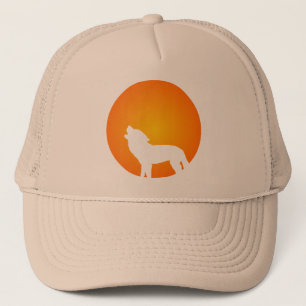 Wolf Silhouette Trucker Hat