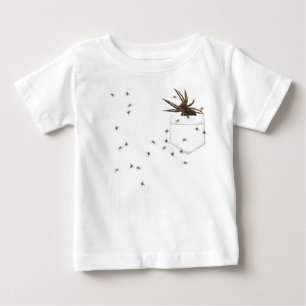 Wolf spider and brood In Your Pocket Baby T-Shirt