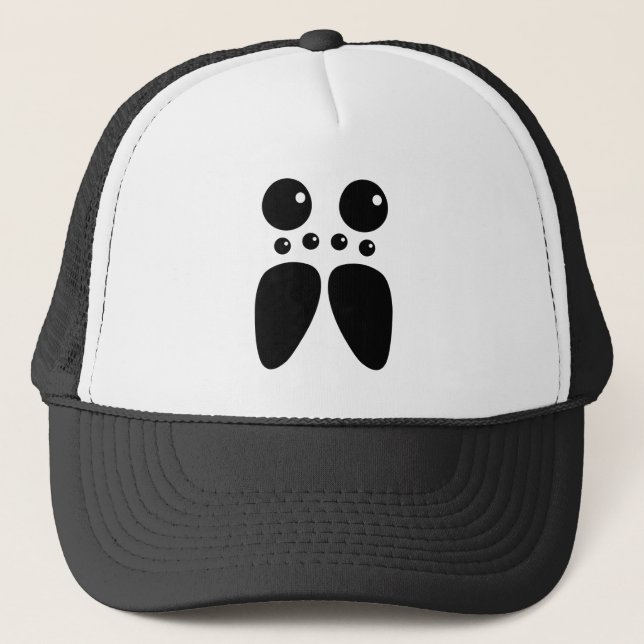 Wolf Spider Face Trucker Hat (Front)