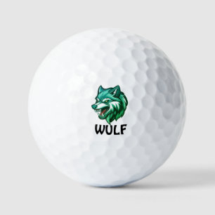 Wolf Spin   Fierce Table Tennis Spirit Design Golf Balls