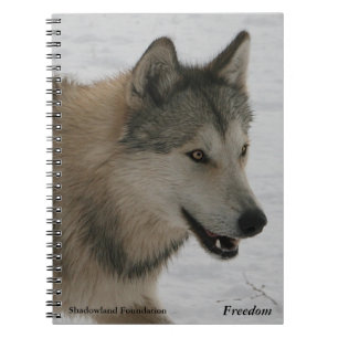 Wolf Spiral Notebook