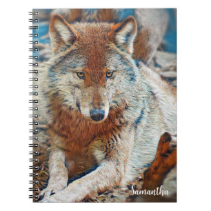 Wolf Spiral notebook