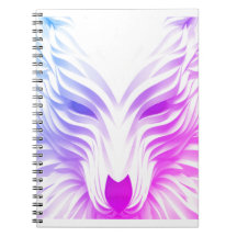 wolf Spiral Photo Notebook