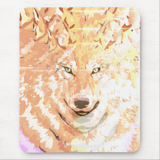 Wolf spirit artwork mouse mat