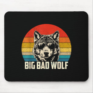 Wolf spirit big and bad wolf wolf pack funny wolve mouse mat