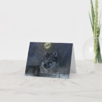 Wolf Spirit Moon Night