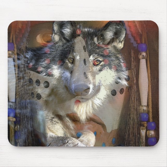 WOLF SPIRIT MOUSE MAT (Front)