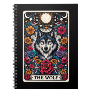 Wolf Spirit Tarot Card Notebook