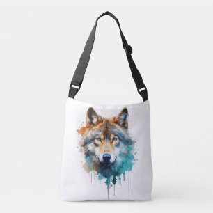 Wolf Spirit: The power and grace of the wolf Crossbody Bag