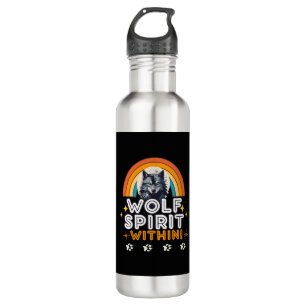 Wolf Spirit Within 710 Ml Water Bottle
