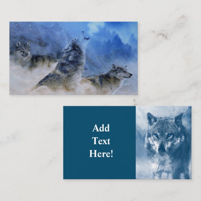 Wolf Spirits Business Card (Front/Back)